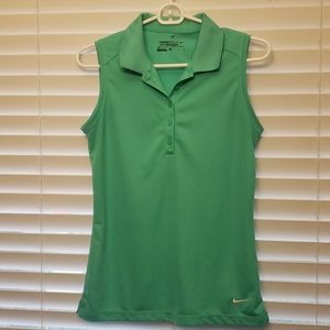 Nike Womens Sleeveleas Golf Shirt